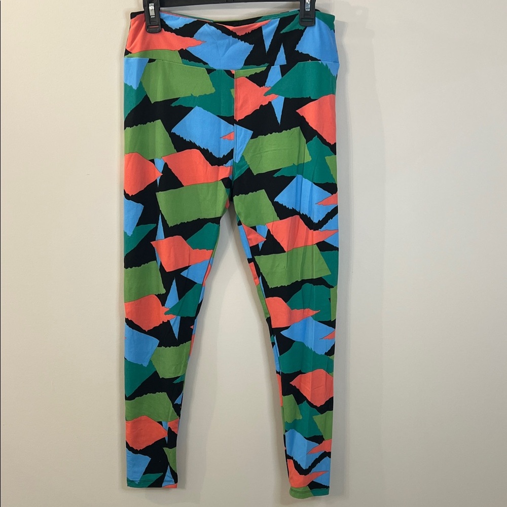 LuLaRoe Abstract Multicolor Leggings